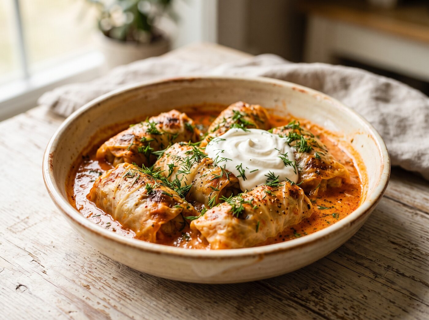 Голубцы с мясом и рисом